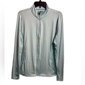 Woolworths Lightweight sheer jacket size Medium sky blue